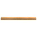 vindueskarme 2 stk lysebrun 80x15x2 cm massivt egetræ