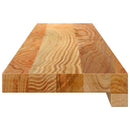 vindueskarme 2 stk lysebrun 90x15x2 cm massivt egetræ