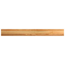 vindueskarme 2 stk lysebrun 140x15x2 cm massivt egetræ