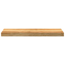 vindueskarme 2 stk lysebrun 70x20x2 cm massivt egetræ