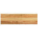 vindueskarme 2 stk lysebrun 70x20x2 cm massivt egetræ