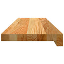 vindueskarme 2 stk lysebrun 80x20x2 cm massivt egetræ