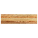 vindueskarme 2 stk lysebrun 80x20x2 cm massivt egetræ