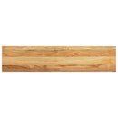 vindueskarme 2 stk lysebrun 90x20x2 cm massivt egetræ