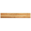 vindueskarme 2 stk lysebrun 120x20x2 cm massivt egetræ
