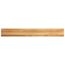 vindueskarme 2 stk lysebrun 160x20x2 cm massivt egetræ