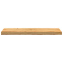 vindueskarme 2 stk lysebrun 90x25x2 cm massivt egetræ