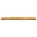 vindueskarme 2 stk lysebrun 100x25x2 cm massivt egetræ