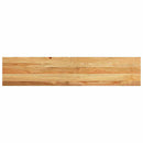 vindueskarme 2 stk lysebrun 120x25x2 cm massivt egetræ