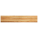 vindueskarme 2 stk lysebrun 140x25x2 cm massivt egetræ