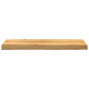 vindueskarme 2 stk lysebrun 80x30x2 cm massivt egetræ