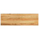 vindueskarme 2 stk lysebrun 80x30x2 cm massivt egetræ