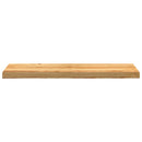 vindueskarme 2 stk lysebrun 90x30x2 cm massivt egetræ