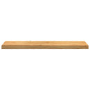 vindueskarme 2 stk lysebrun 100x30x2 cm massivt egetræ