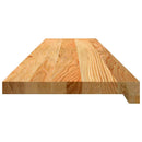 vindueskarme 2 stk lysebrun 110x30x2 cm massivt egetræ