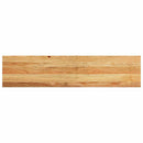 vindueskarme 2 stk lysebrun 110x30x2 cm massivt egetræ