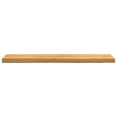 vindueskarme 2 stk lysebrun 120x30x2 cm massivt egetræ