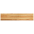 vindueskarme 2 stk lysebrun 120x30x2 cm massivt egetræ