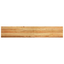vindueskarme 2 stk lysebrun 140x30x2 cm massivt egetræ