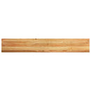 vindueskarme 2 stk lysebrun 160x30x2 cm massivt egetræ