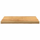 vindueskarme 2 stk lysebrun 70x40x2 cm massivt egetræ