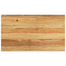 vindueskarme 2 stk lysebrun 70x40x2 cm massivt egetræ
