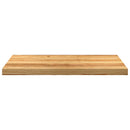 vindueskarme 2 stk lysebrun 80x40x2 cm massivt egetræ