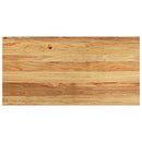 vindueskarme 2 stk lysebrun 80x40x2 cm massivt egetræ