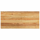 vindueskarme 2 stk lysebrun 90x40x2 cm massivt egetræ