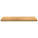 vindueskarme 2 stk lysebrun 100x40x2 cm massivt egetræ