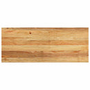 vindueskarme 2 stk lysebrun 100x40x2 cm massivt egetræ