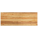 vindueskarme 2 stk lysebrun 110x40x2 cm massivt egetræ