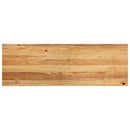 vindueskarme 2 stk lysebrun 120x40x2 cm massivt egetræ