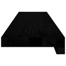 vindueskarme 2 stk brunsort 90x15x2 cm massivt egetræ