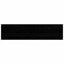 vindueskarme 2 stk brunsort 100x25x2 cm massivt egetræ
