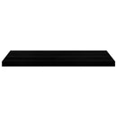 vindueskarme 2 stk brunsort 90x40x2 cm massivt egetræ