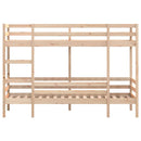 køjeseng 80x200 cm massivt fyrretræ