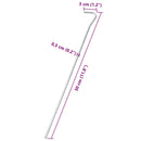 teltpløkker 25 stk. 30 cm Ø5 mm galvaniseret stål