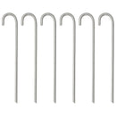 teltpløkker 6 stk. 37 cm Ø10 mm galvaniseret stål