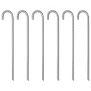 teltpløkker 6 stk. 41,5 cm Ø12 mm galvaniseret stål