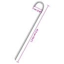 teltpløkker 12 stk. 41,5 cm Ø12 mm galvaniseret stål