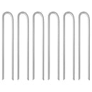 teltpløkker 6 stk. U-form 37 cm Ø10 mm galvaniseret stål
