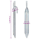 teltpløkker 24 stk. V-facon 17 cm Ø20 mm galvaniseret stål