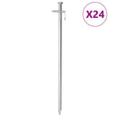 teltpløkker 24 stk. 30 cm 8 mm galvaniseret stål
