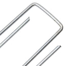 jordpløkker 25 stk. U-facon 15x3,5 cm galvaniseret stål