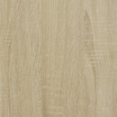 væghængte sengeborde 2 stk. 45x30x35 cm sonoma-eg