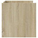 sofabord 80x50x50 cm konstrueret træ sonoma-eg