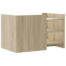 sofabord 80x50x50 cm konstrueret træ sonoma-eg