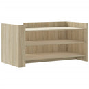 sofabord 100x50x50 cm konstrueret træ sonoma-eg
