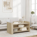 sofabord 100x50x50 cm konstrueret træ sonoma-eg